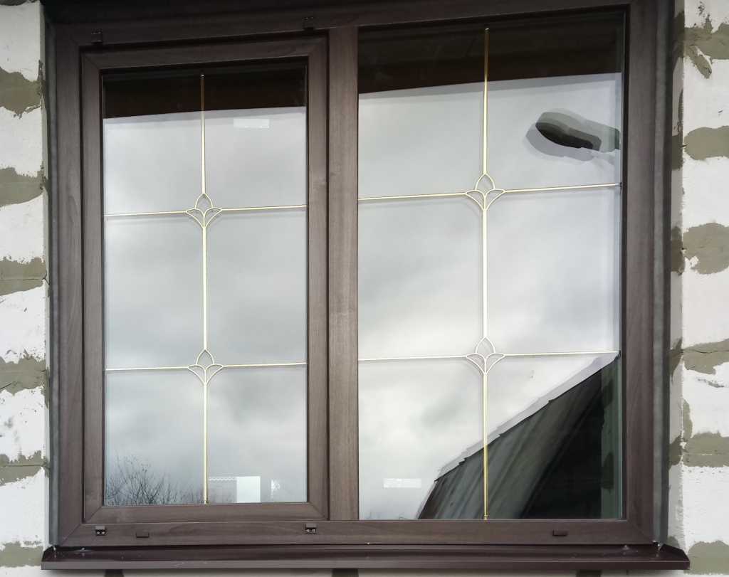 окна с ламинацией сиена